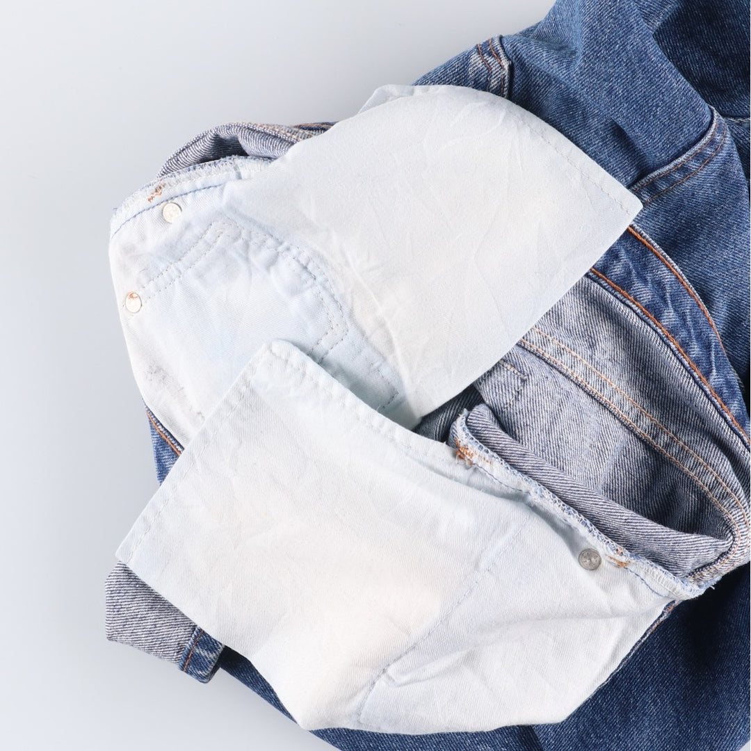 90'S Levi's 505-0216 Tapered Denim Pants, Men's, Size W32, Vintage cotton blue type Vintage Second Hand