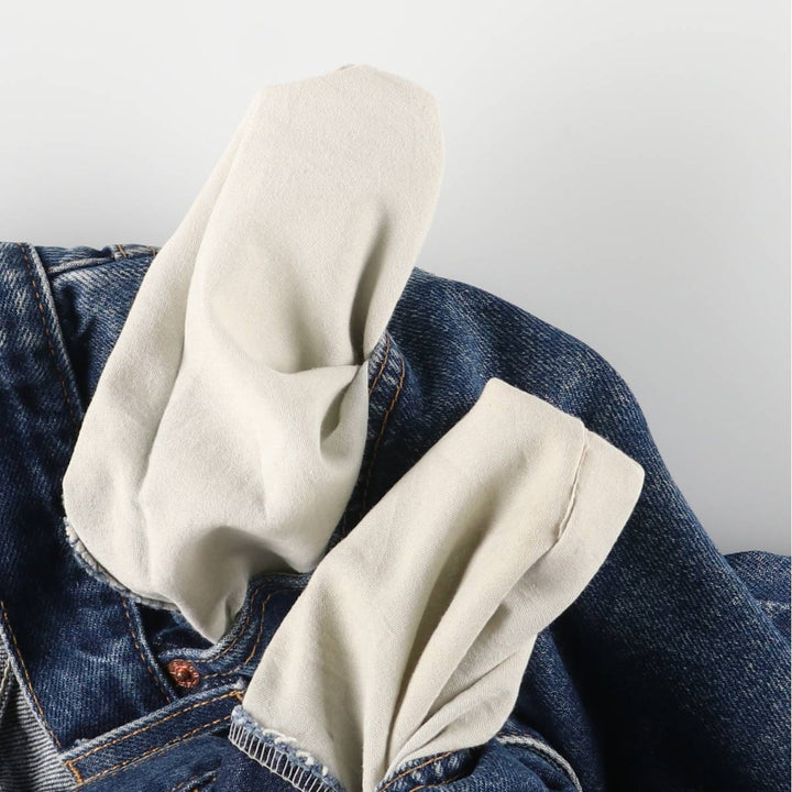 2000'S Levi's 505-0216 Regular Fit Straight Leg Tapered Denim Pants, Made in USA, Men's Size W32 cotton navy blue type Vintage Second Hand