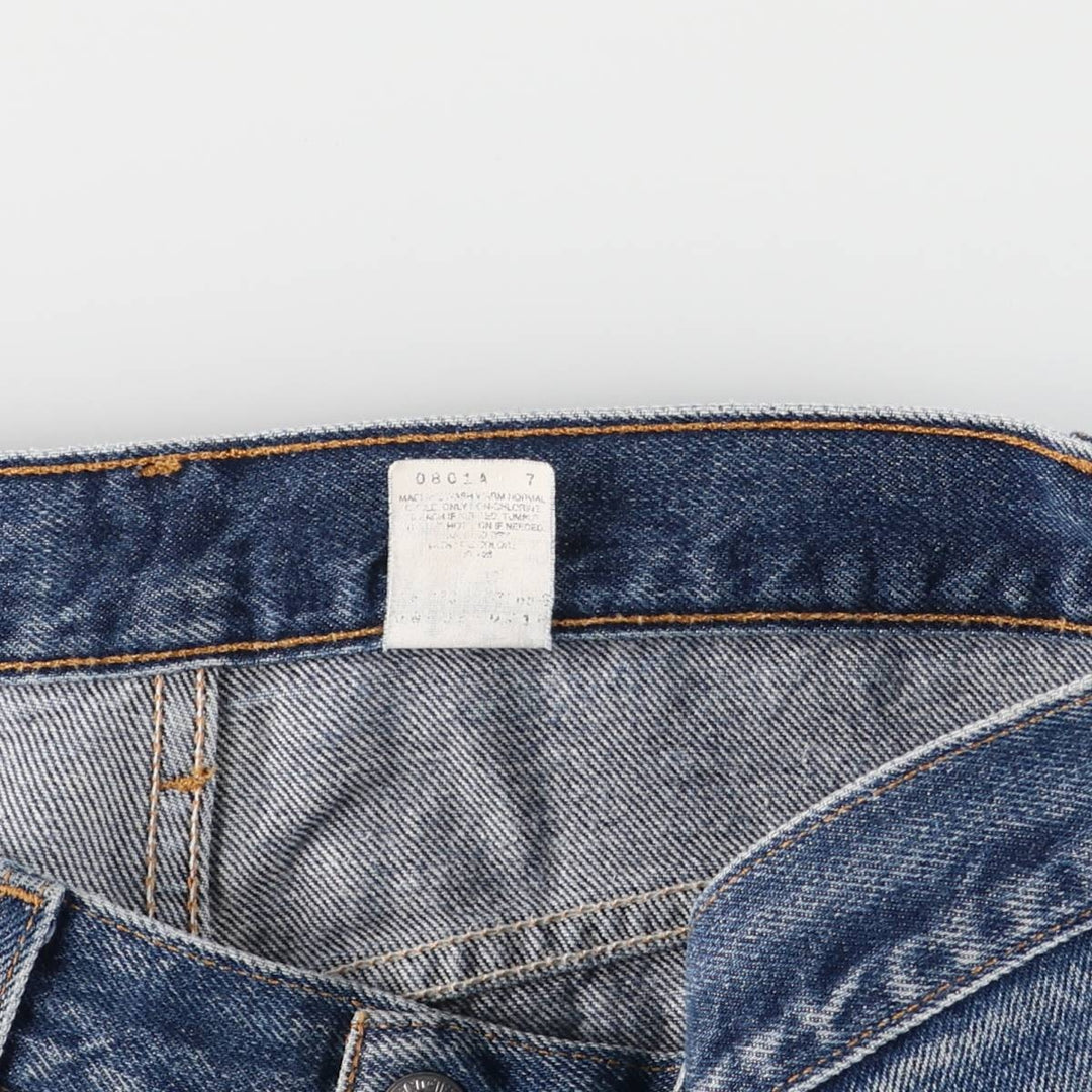 90s-00'S Vintage Levi's 505 Regular Fit Straight Leg Tapered Denim Pants, Made in Canada, Men's Size 34 unclear blue type Vintage Second Hand