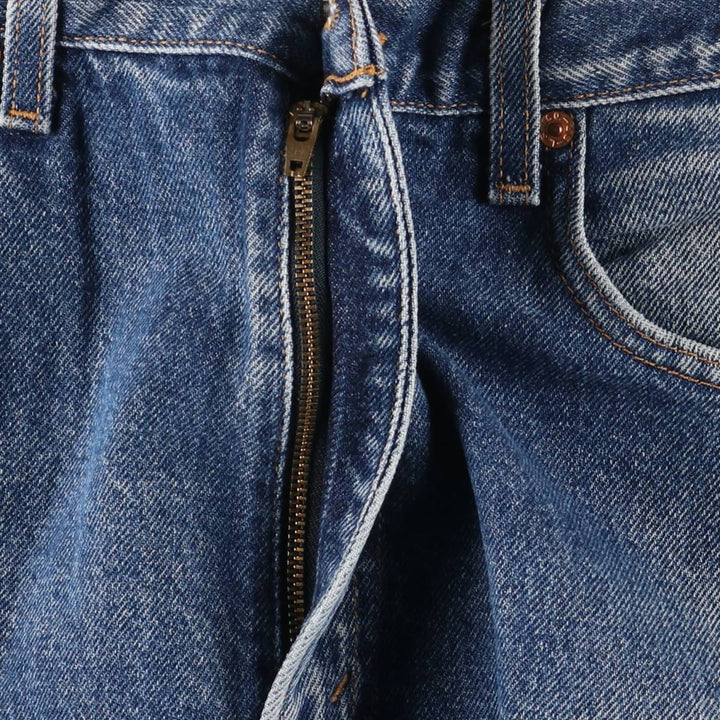 90s-00'S Vintage Levi's 505 Regular Fit Straight Leg Tapered Denim Pants, Made in Canada, Men's Size 34 unclear blue type Vintage Second Hand