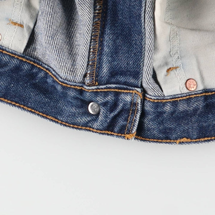 90s-00'S Vintage Levi's 505 Regular Fit Straight Leg Tapered Denim Pants, Made in Canada, Men's Size 34 unclear blue type Vintage Second Hand