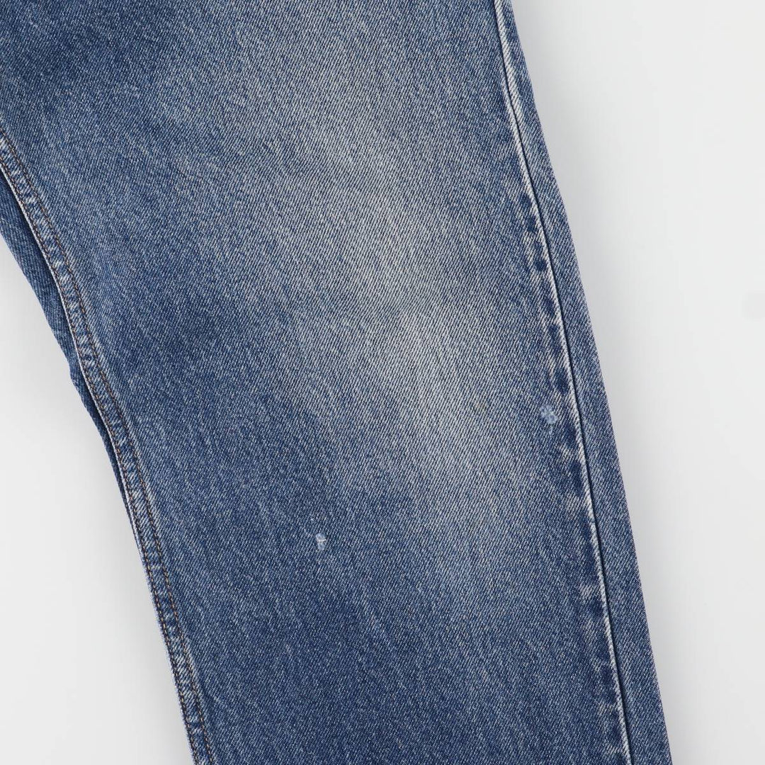 90s-00'S Vintage Levi's 505 Regular Fit Straight Leg Tapered Denim Pants, Made in Canada, Men's Size 34 unclear blue type Vintage Second Hand