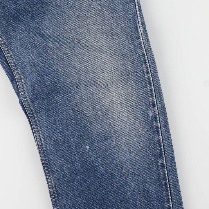 90s-00'S Vintage Levi's 505 Regular Fit Straight Leg Tapered Denim Pants, Made in Canada, Men's Size 34 unclear blue type Vintage Second Hand