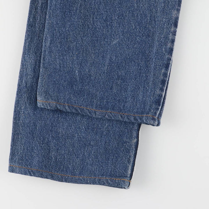 90s-00'S Vintage Levi's 505 Regular Fit Straight Leg Tapered Denim Pants, Made in Canada, Men's Size 34 unclear blue type Vintage Second Hand