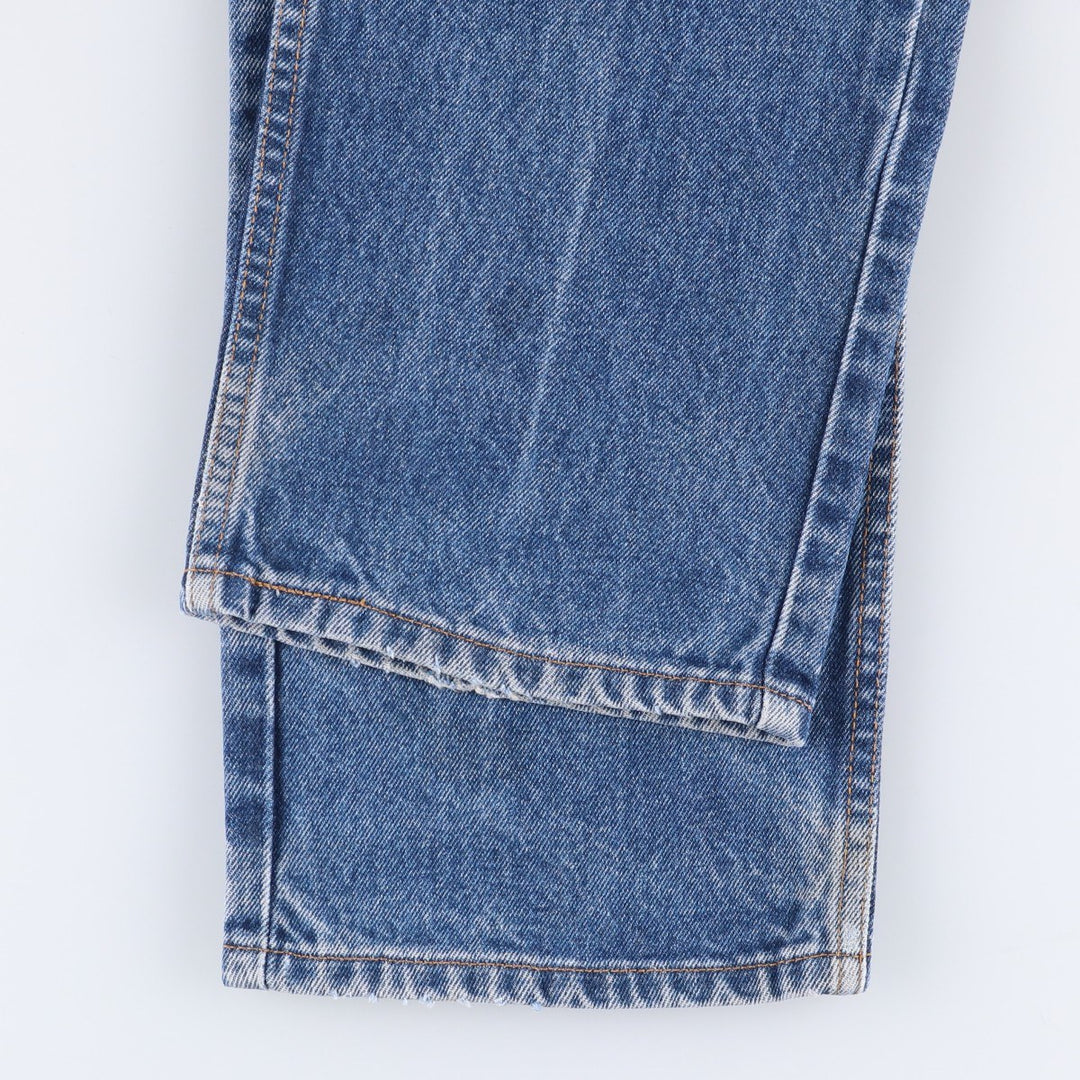 90'S Levi's 00505-0216 Regular Fit Straight Leg Tapered Denim Pants, Men's, Size W32, Vintage cotton blue type Vintage Second Hand