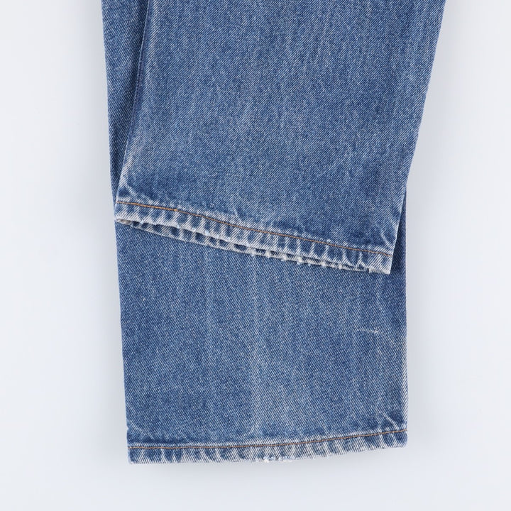 90'S Levi's 00505-0216 Regular Fit Straight Leg Tapered Denim Pants, Men's, Size W32, Vintage cotton blue type Vintage Second Hand