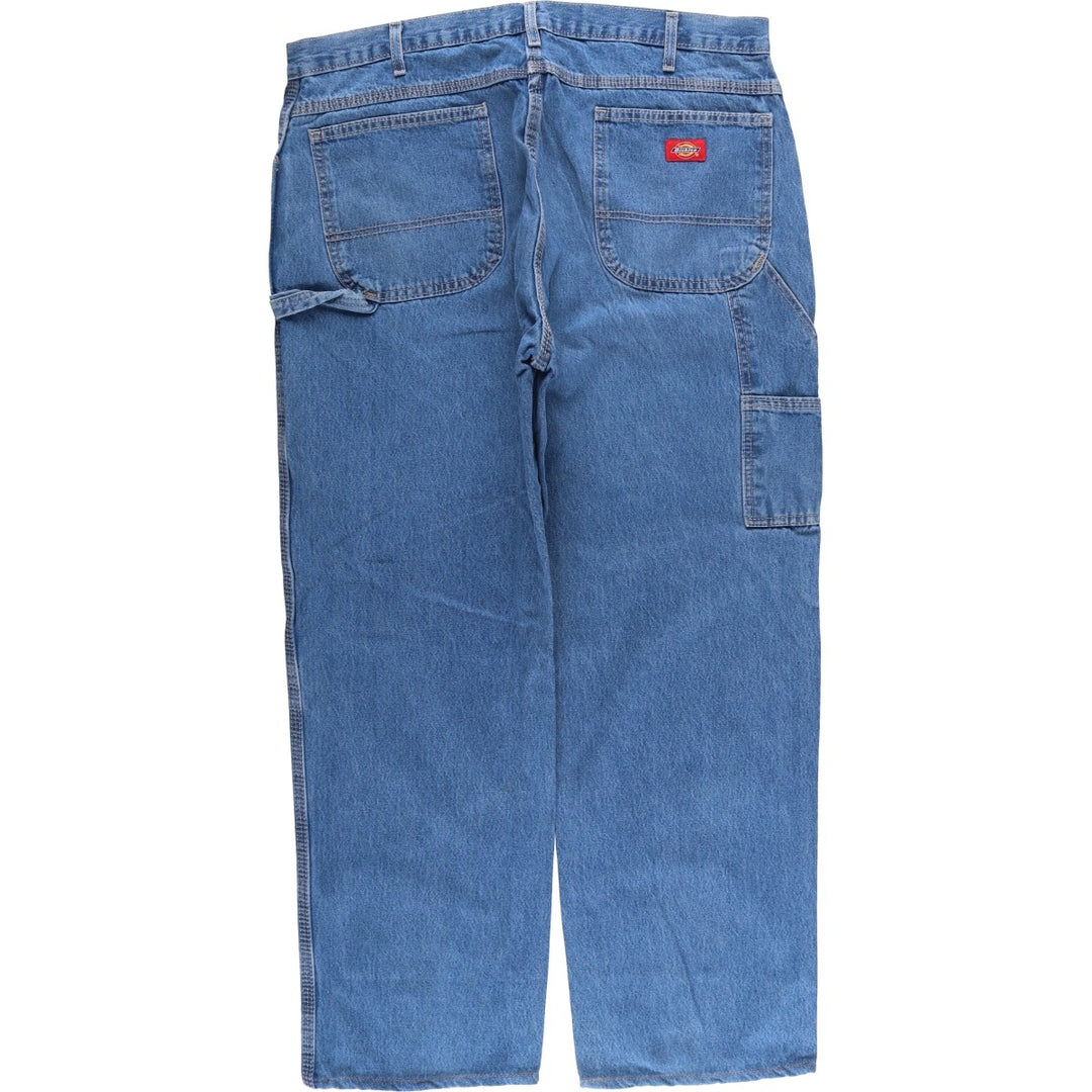 Dickies denim painter pants for men, equivalent to W37 cotton blue type Vintage Second Hand