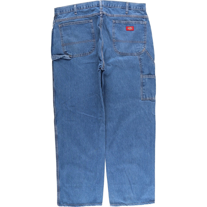 Dickies denim painter pants for men, equivalent to W37 cotton blue type Vintage Second Hand