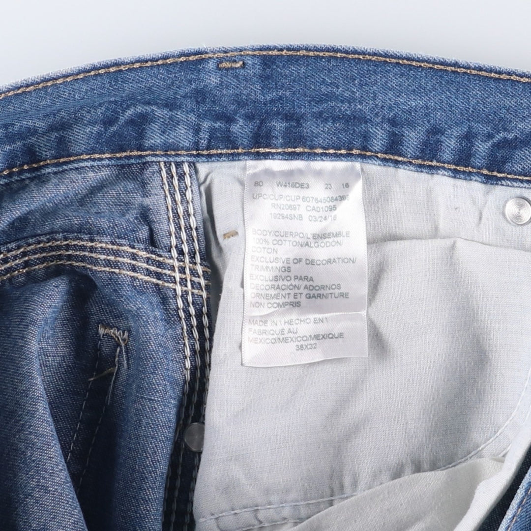 Dickies denim painter pants for men, equivalent to W37 cotton blue type Vintage Second Hand