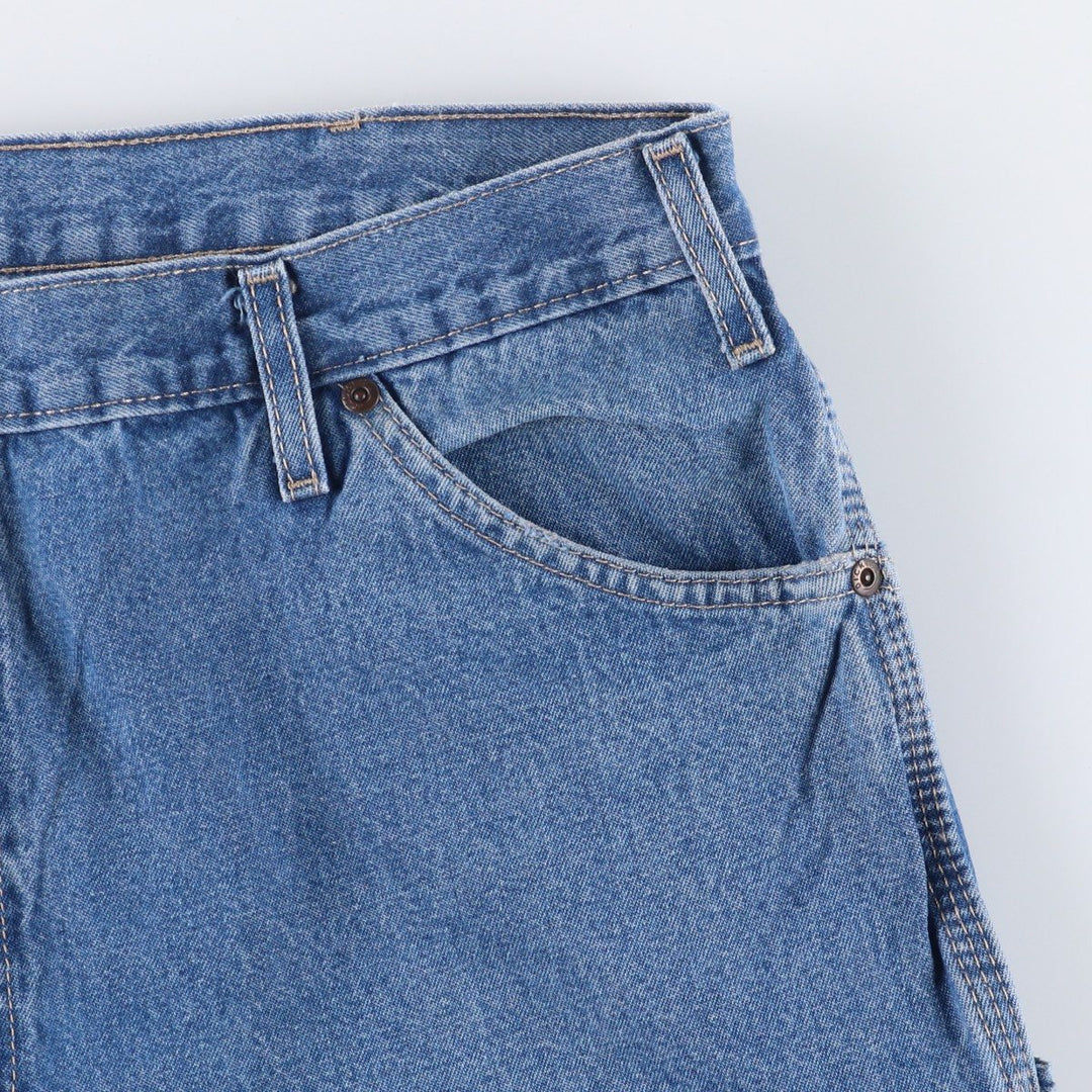 Dickies denim painter pants for men, equivalent to W37 cotton blue type Vintage Second Hand