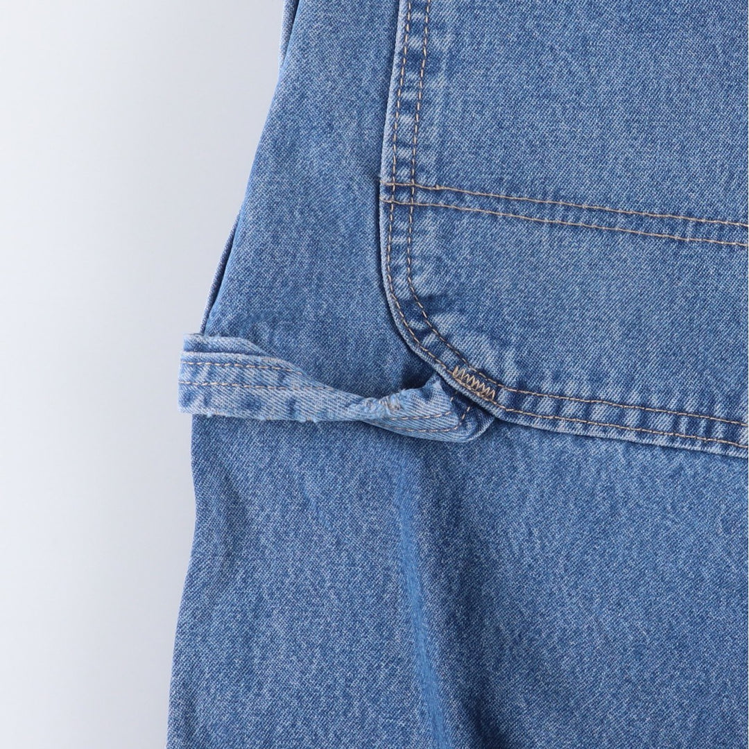 Dickies denim painter pants for men, equivalent to W37 cotton blue type Vintage Second Hand