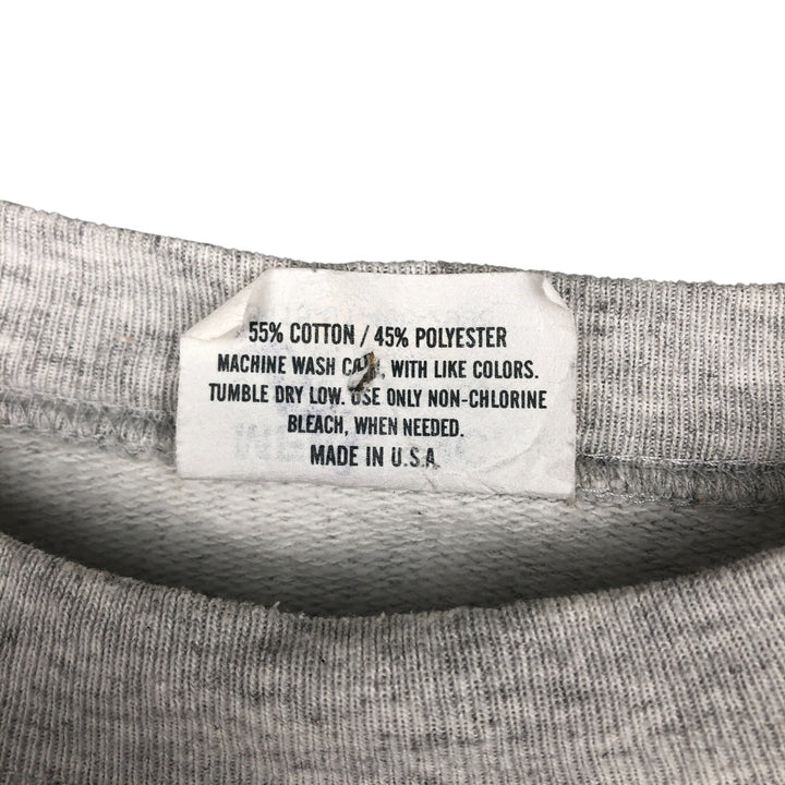 MEKE, INC. USARMY Printed Sweatshirt, Made in USA, Men's XL, Vintage cotton gray type Vintage Second Hand