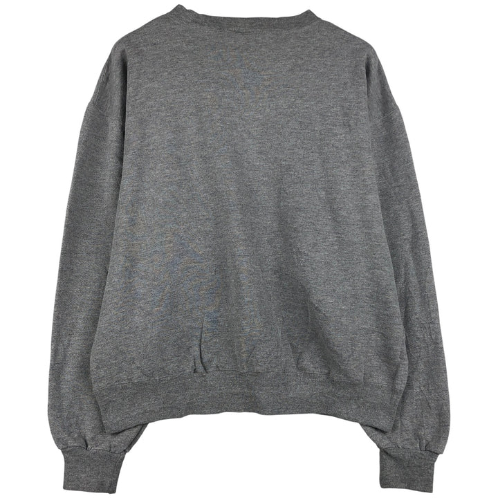 Vintage 90'S Russell ATHLETIC logo sweatshirt, size L, men's polyester gray type Vintage Second Hand