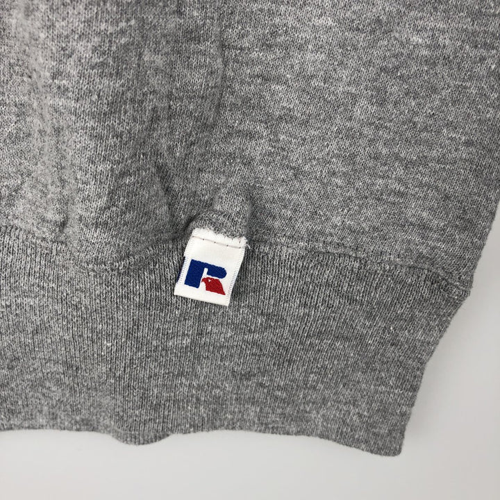 Vintage 90'S Russell ATHLETIC logo sweatshirt, size L, men's polyester gray type Vintage Second Hand