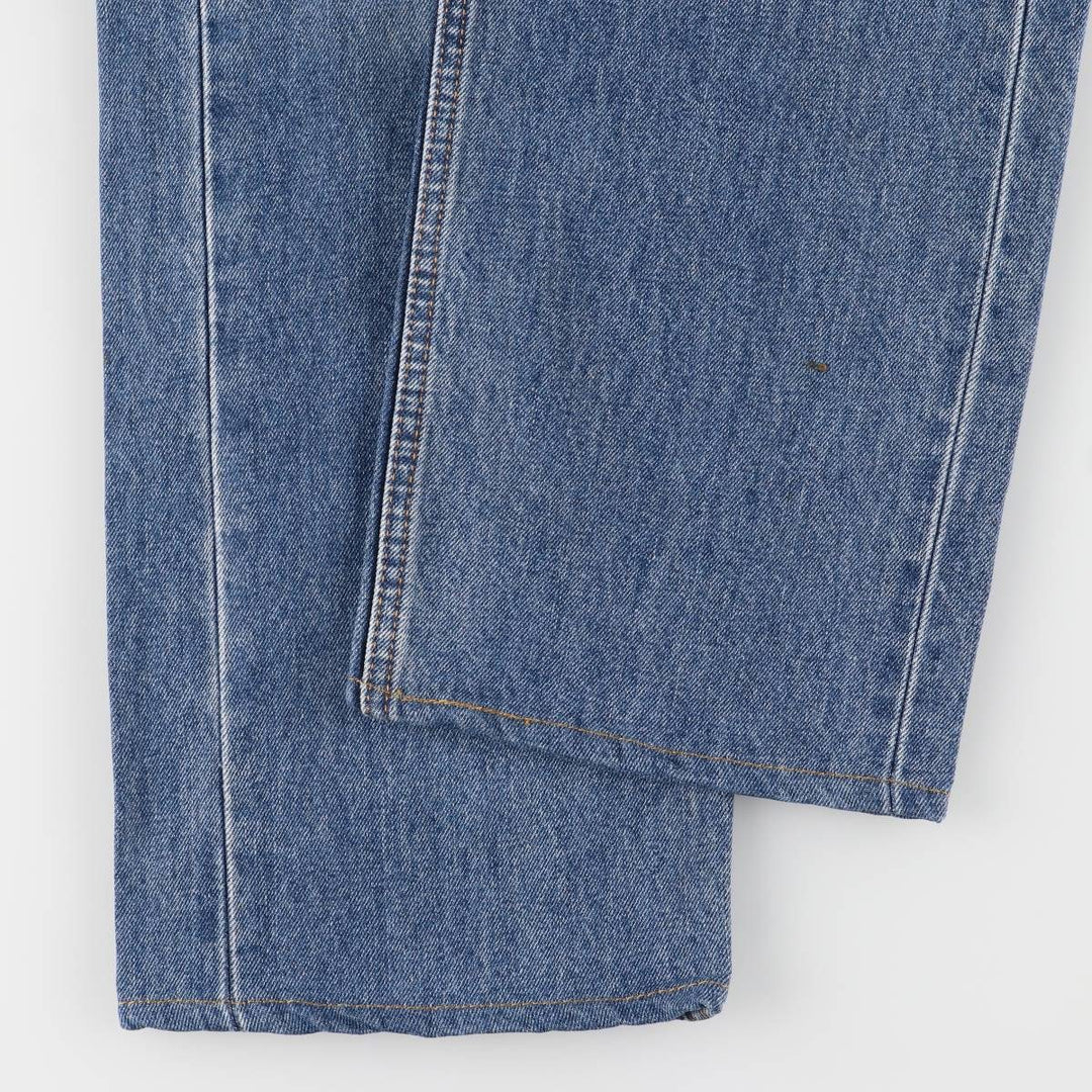 Levi's 505 tapered denim pants for men, size W34 cotton blue type Vintage Second Hand