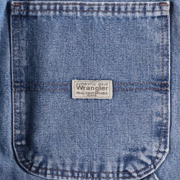 00'S Wrangler CARPENTER denim painter pants for men, equivalent to W34 cotton blue type Vintage Second Hand