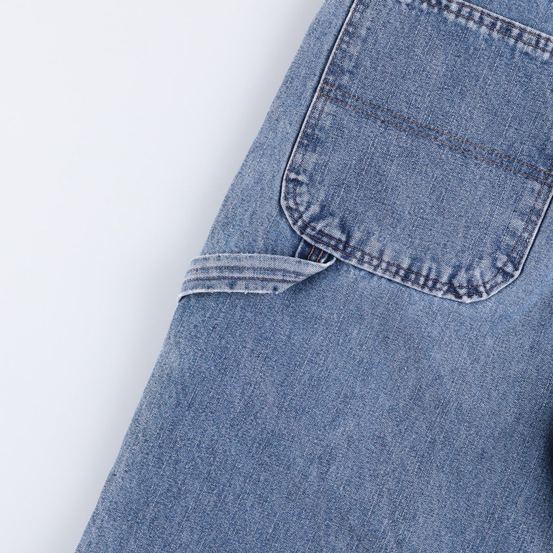 00'S Wrangler CARPENTER denim painter pants for men, equivalent to W34 cotton blue type Vintage Second Hand