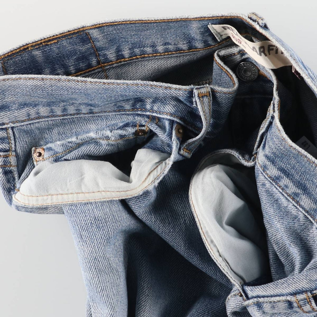 Levi's 505 REGULAR FIT tapered denim pants for men, size w36 cotton blue type Vintage Second Hand