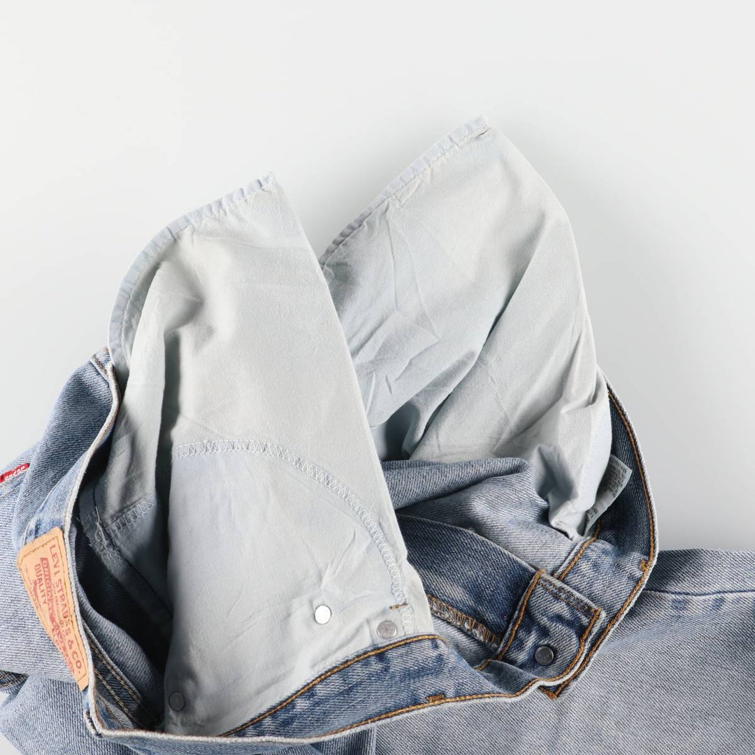 Levi's 505 REGULAR FIT tapered denim pants for men, size w36 cotton blue type Vintage Second Hand