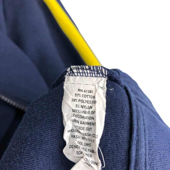 Ralph Lauren POLO SPORT full-zip sweatshirt, men's size small cotton navy blue type Vintage Second Hand
