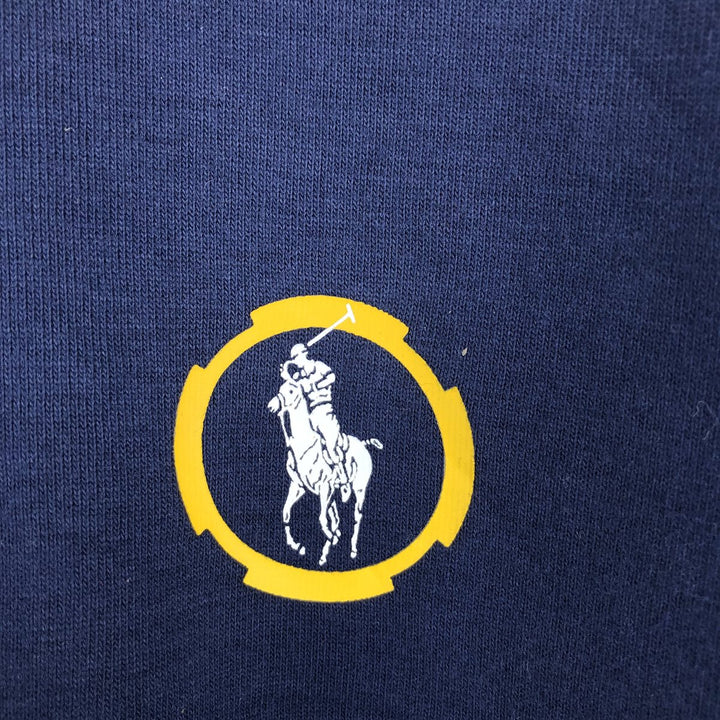 Ralph Lauren POLO SPORT full-zip sweatshirt, men's size small cotton navy blue type Vintage Second Hand