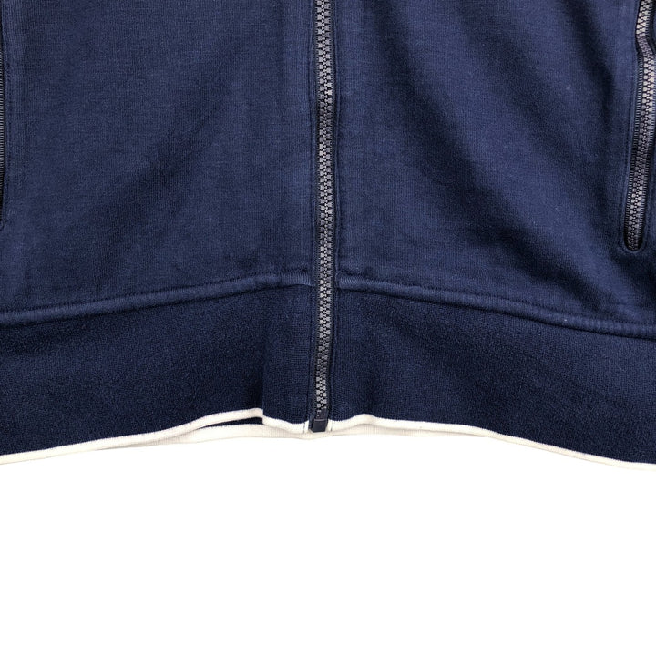 Ralph Lauren POLO SPORT full-zip sweatshirt, men's size small cotton navy blue type Vintage Second Hand