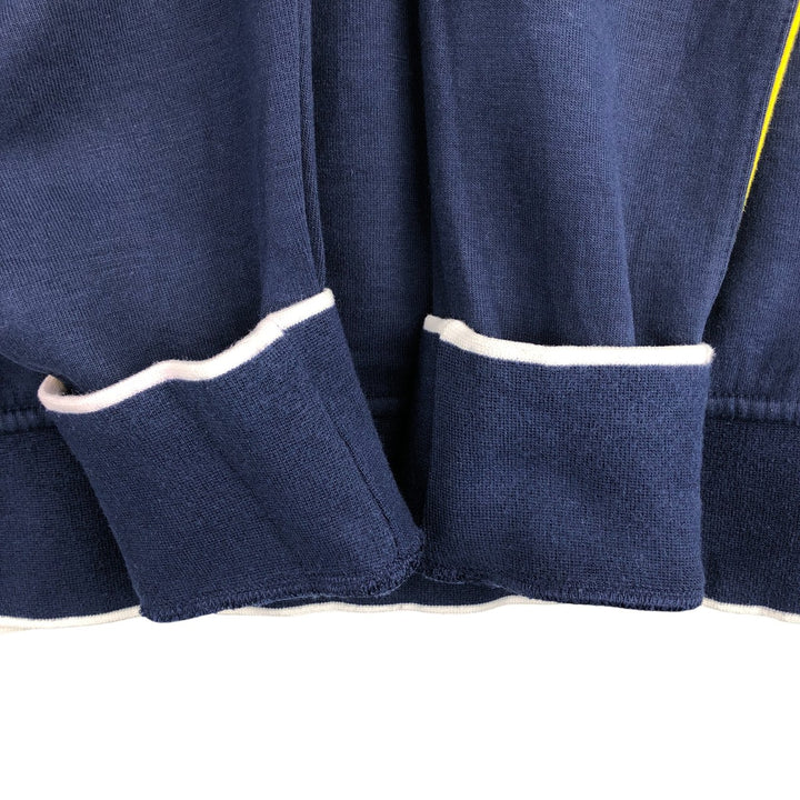 Ralph Lauren POLO SPORT full-zip sweatshirt, men's size small cotton navy blue type Vintage Second Hand