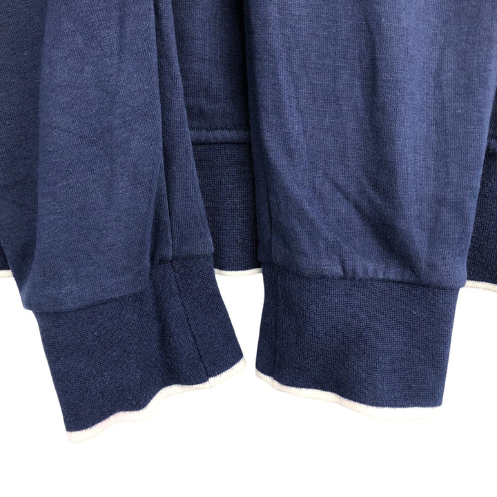 Ralph Lauren POLO SPORT full-zip sweatshirt, men's size small cotton navy blue type Vintage Second Hand