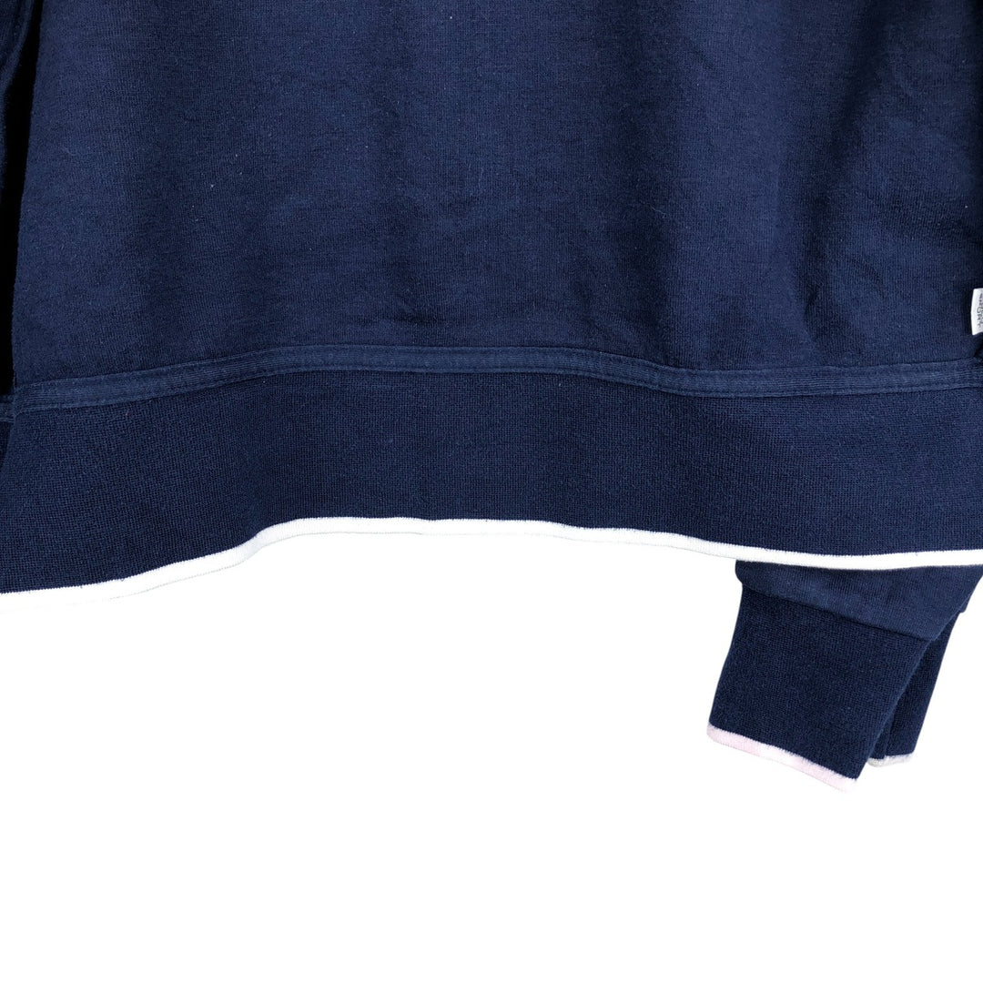 Ralph Lauren POLO SPORT full-zip sweatshirt, men's size small cotton navy blue type Vintage Second Hand