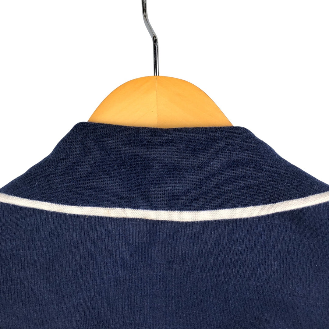 Ralph Lauren POLO SPORT full-zip sweatshirt, men's size small cotton navy blue type Vintage Second Hand