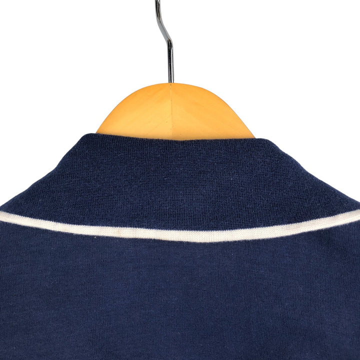 Ralph Lauren POLO SPORT full-zip sweatshirt, men's size small cotton navy blue type Vintage Second Hand