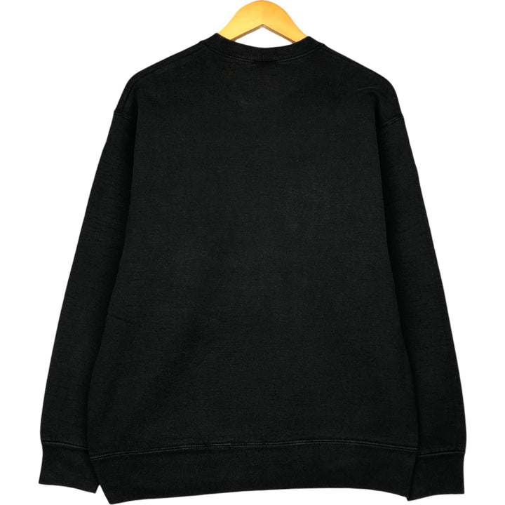 90'S SALEM SPORTS WEAR College Sweatshirt, Made in USA, Men's Size L, Vintage cotton black type Vintage Second Hand