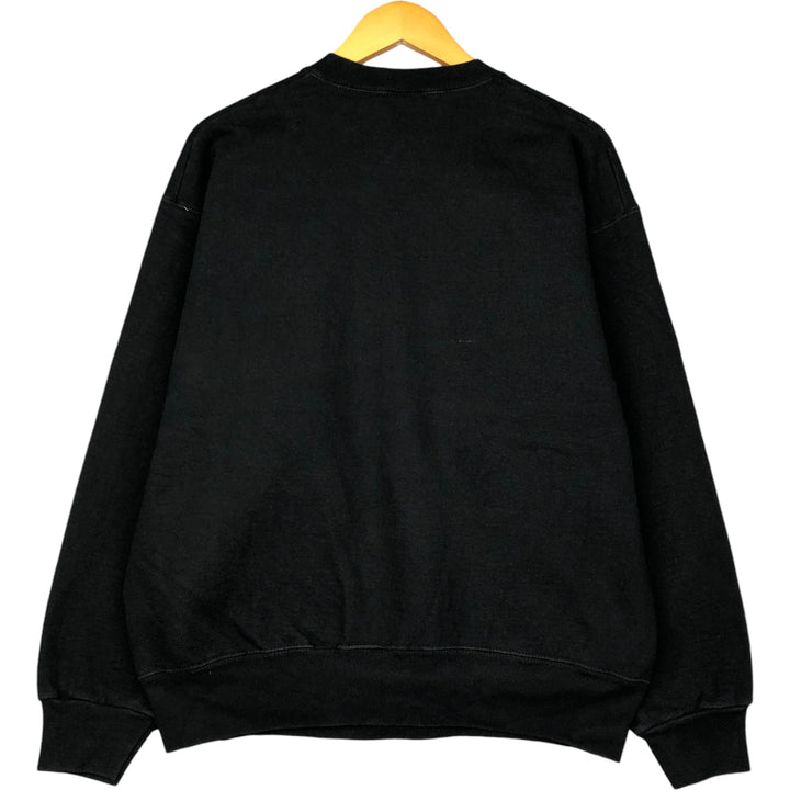 Vintage sweatshirt, men's size L, made in the USA cotton black type Vintage Second Hand
