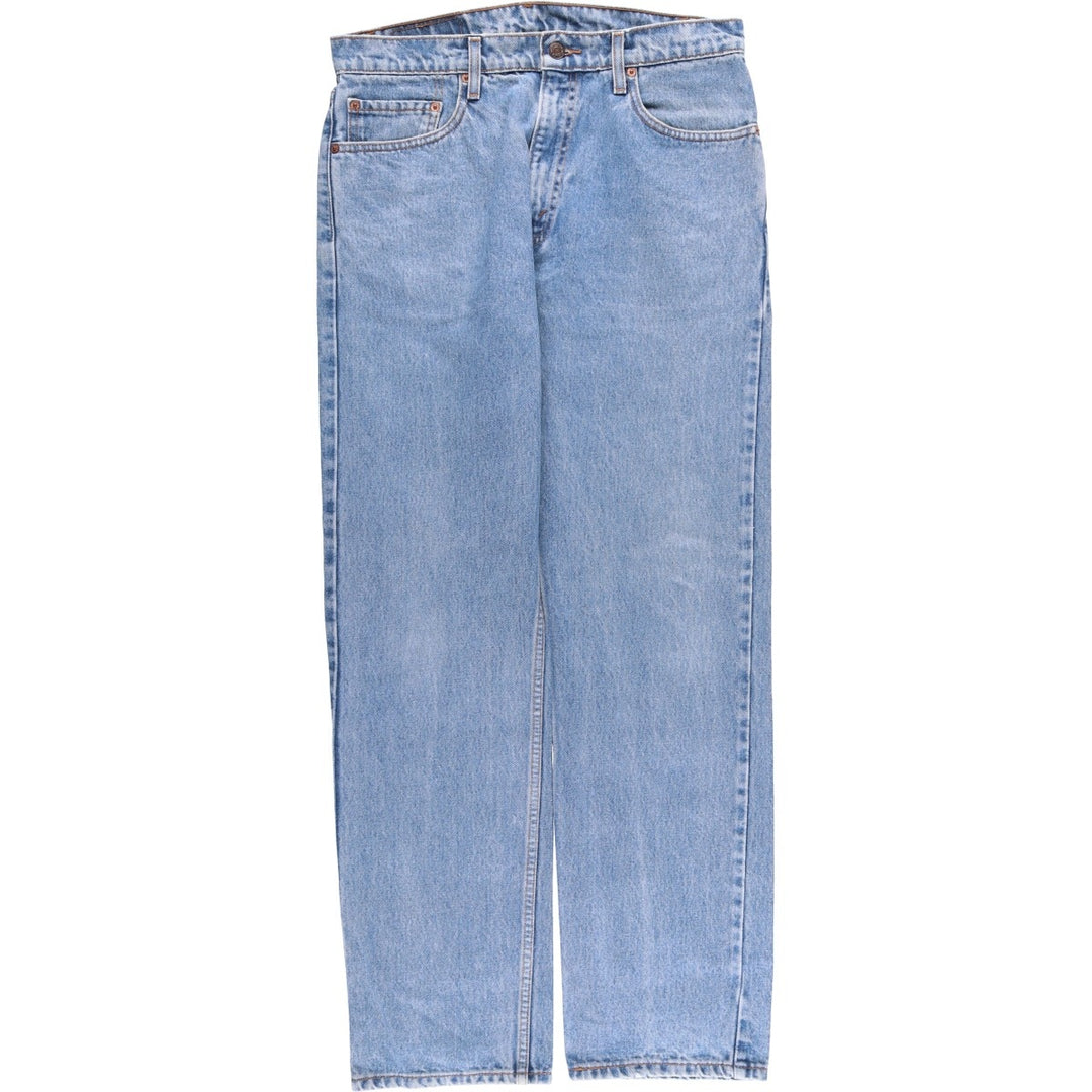 90'S Levi's 00505-4891 Regular Fit Straight Leg Tapered Denim Pants, Men's, Size W33 (Vintage) cotton blue type Vintage Second Hand