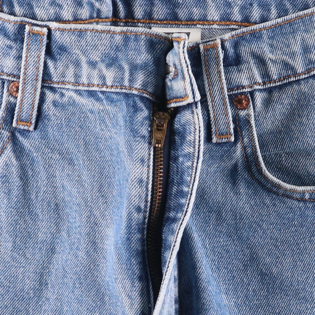 90'S Levi's 00505-4891 Regular Fit Straight Leg Tapered Denim Pants, Men's, Size W33 (Vintage) cotton blue type Vintage Second Hand