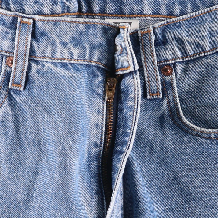 90'S Levi's 00505-4891 Regular Fit Straight Leg Tapered Denim Pants, Men's, Size W33 (Vintage) cotton blue type Vintage Second Hand