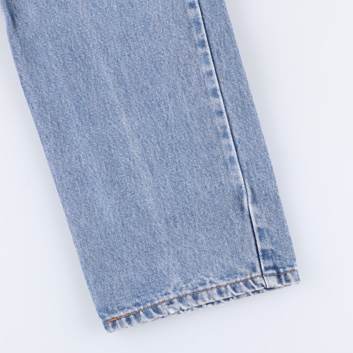 90'S Levi's 00505-4891 Regular Fit Straight Leg Tapered Denim Pants, Men's, Size W33 (Vintage) cotton blue type Vintage Second Hand