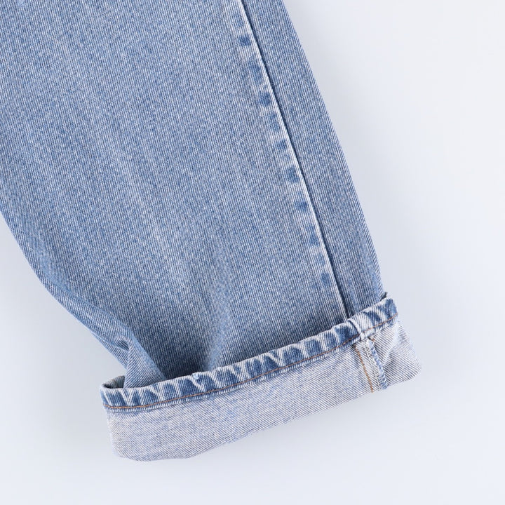 90'S Levi's 00505-4891 Regular Fit Straight Leg Tapered Denim Pants, Men's, Size W33 (Vintage) cotton blue type Vintage Second Hand