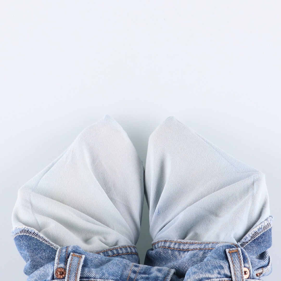 90'S Levi's 00505-4891 Regular Fit Straight Leg Tapered Denim Pants, Men's, Size W33 (Vintage) cotton blue type Vintage Second Hand