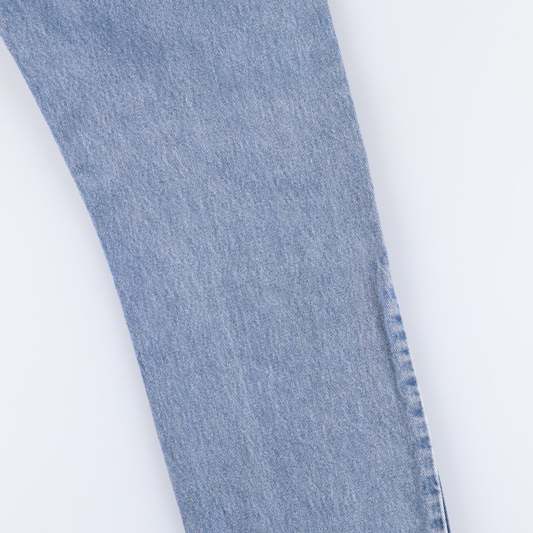90'S Levi's 00505-4891 Regular Fit Straight Leg Tapered Denim Pants, Men's, Size W33 (Vintage) cotton blue type Vintage Second Hand