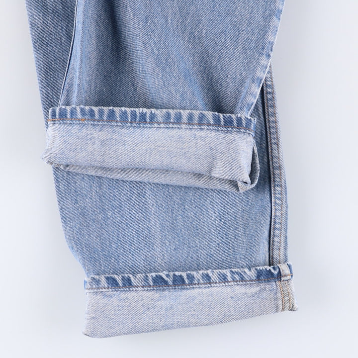90'S Levi's 00505-4891 Regular Fit Straight Leg Tapered Denim Pants, Men's, Size W33 (Vintage) cotton blue type Vintage Second Hand