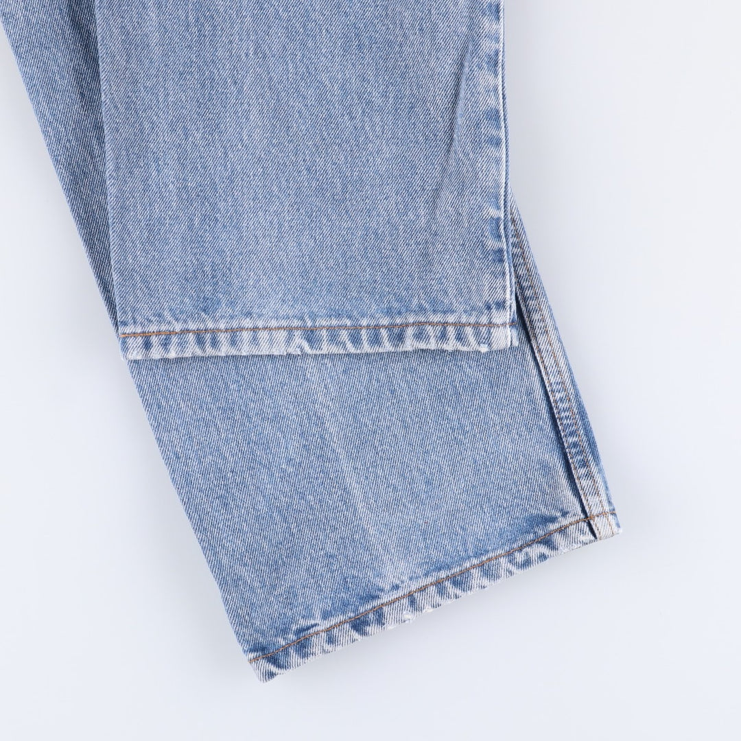 90'S Levi's 00505-4891 Regular Fit Straight Leg Tapered Denim Pants, Men's, Size W33 (Vintage) cotton blue type Vintage Second Hand