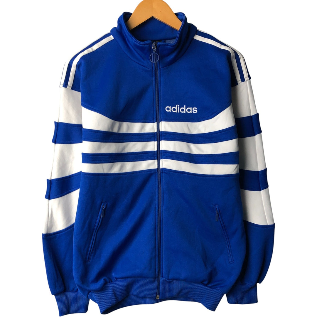 Vintage 90'S Adidas track jacket, size S, men's polyester blue type Vintage Second Hand