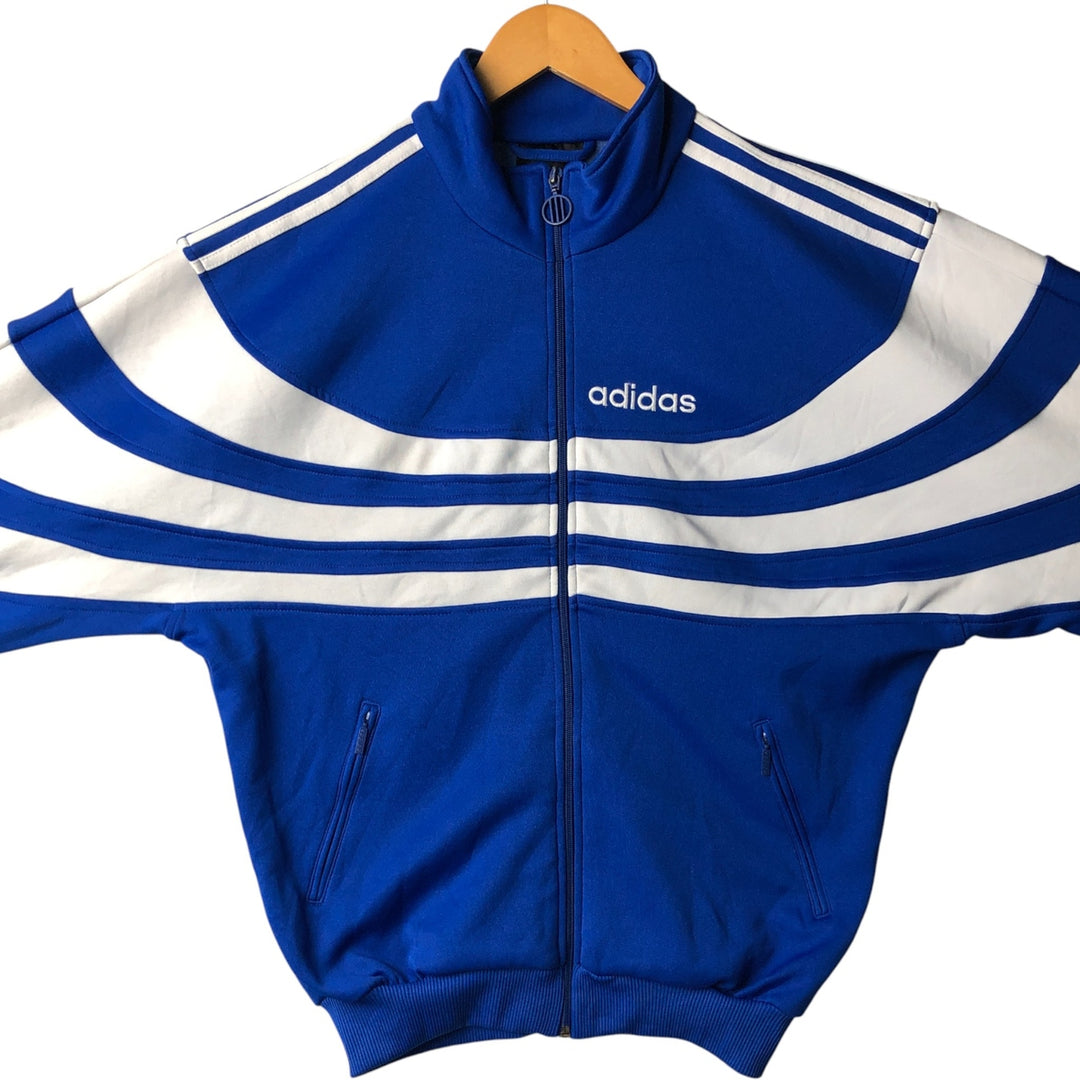 Vintage 90'S Adidas track jacket, size S, men's polyester blue type Vintage Second Hand