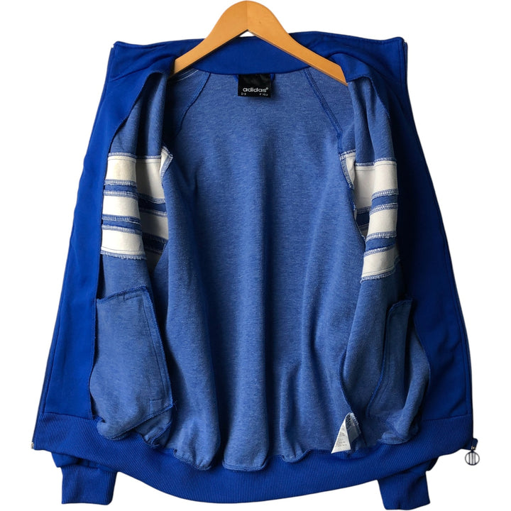 Vintage 90'S Adidas track jacket, size S, men's polyester blue type Vintage Second Hand