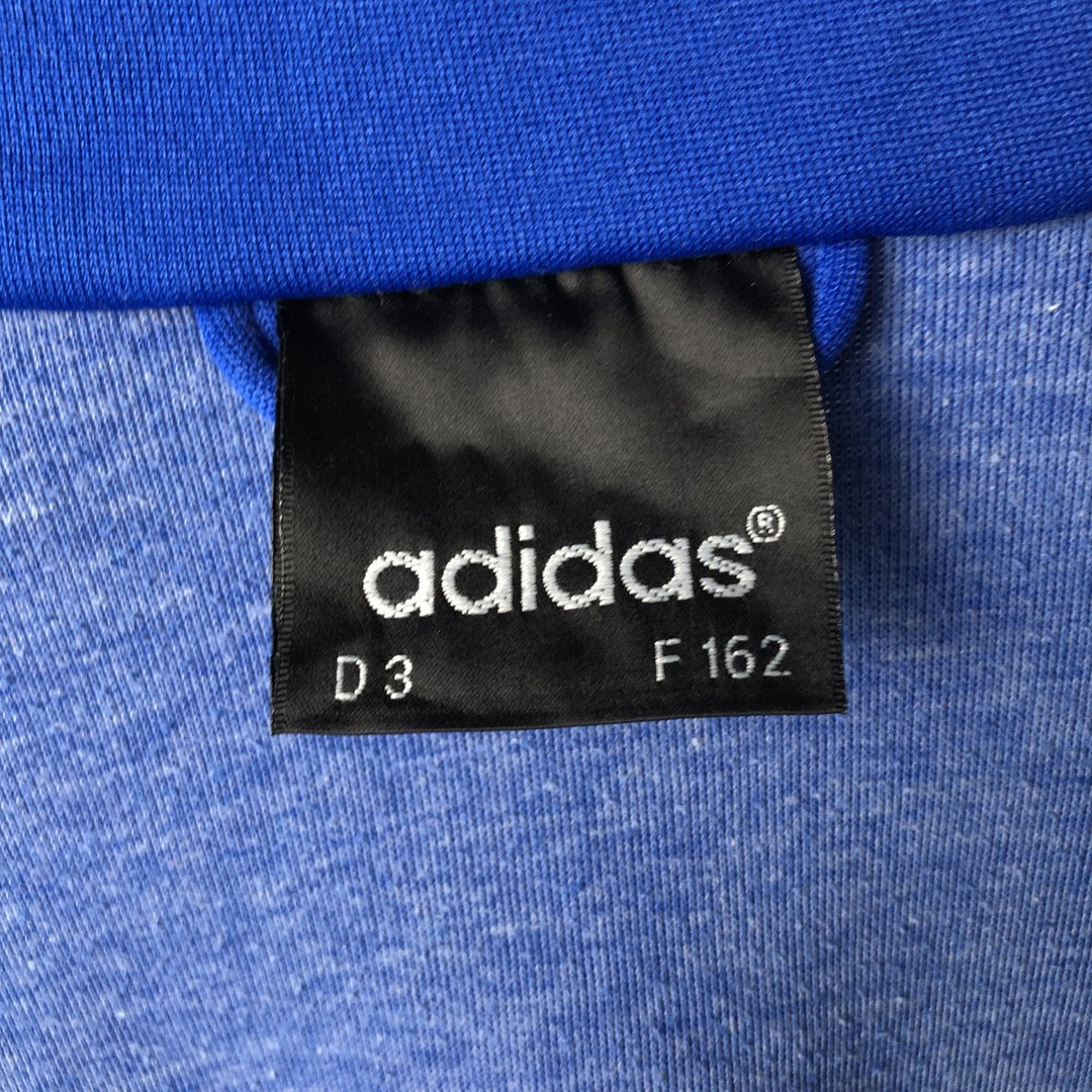 Vintage 90'S Adidas track jacket, size S, men's polyester blue type Vintage Second Hand