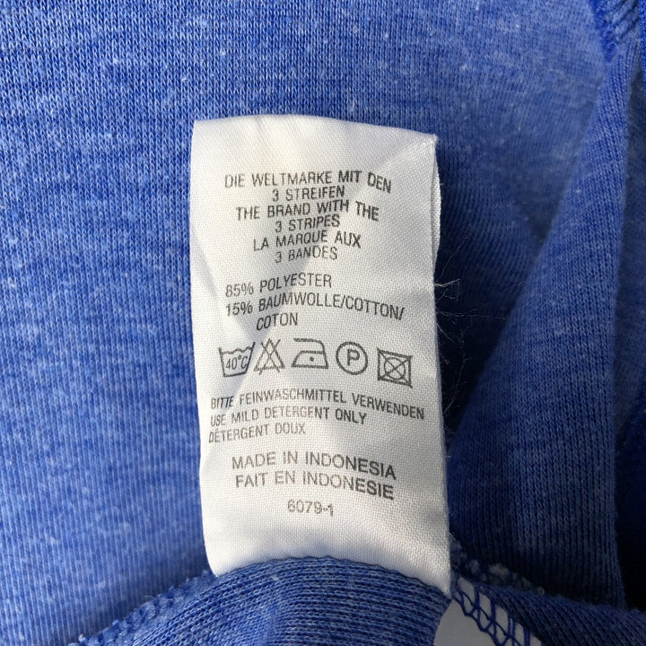 Vintage 90'S Adidas track jacket, size S, men's polyester blue type Vintage Second Hand