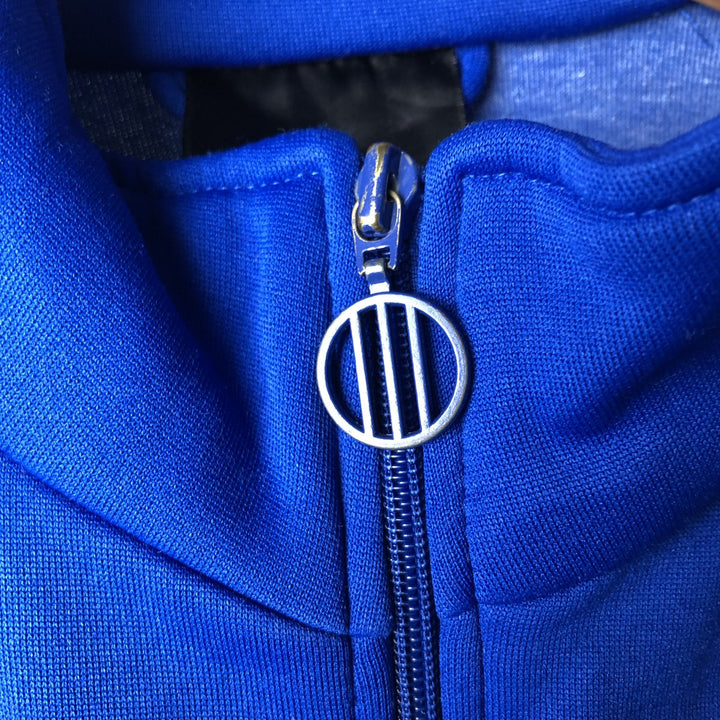 Vintage 90'S Adidas track jacket, size S, men's polyester blue type Vintage Second Hand