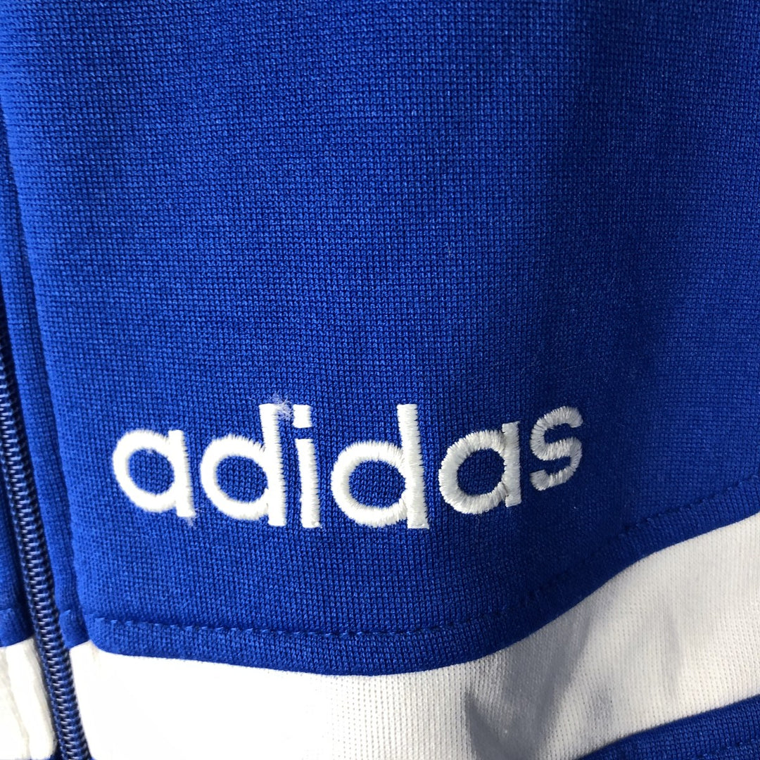 Vintage 90'S Adidas track jacket, size S, men's polyester blue type Vintage Second Hand