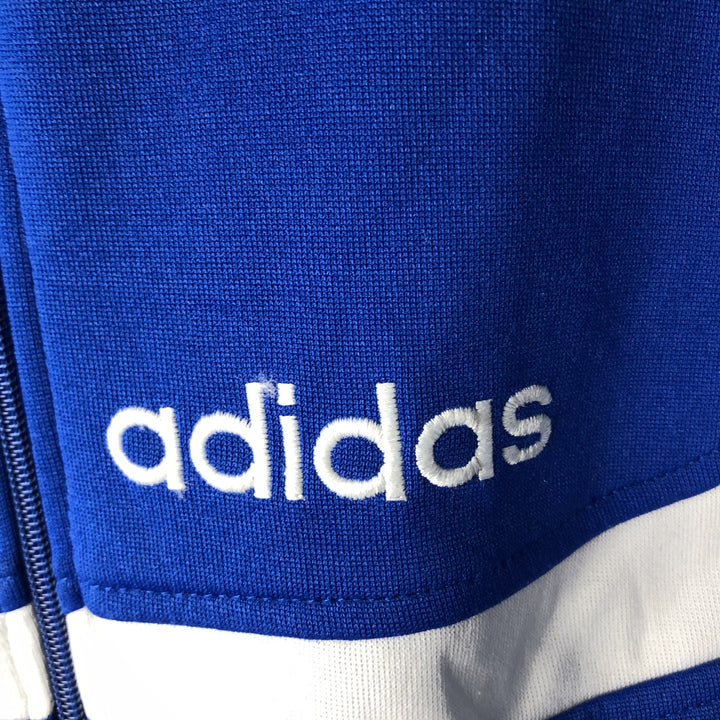 Vintage 90'S Adidas track jacket, size S, men's polyester blue type Vintage Second Hand